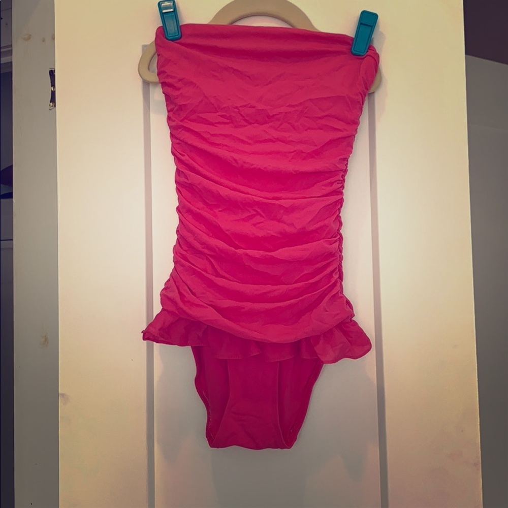 Juicy couture vintage ruched ruffle butt 1 piece p